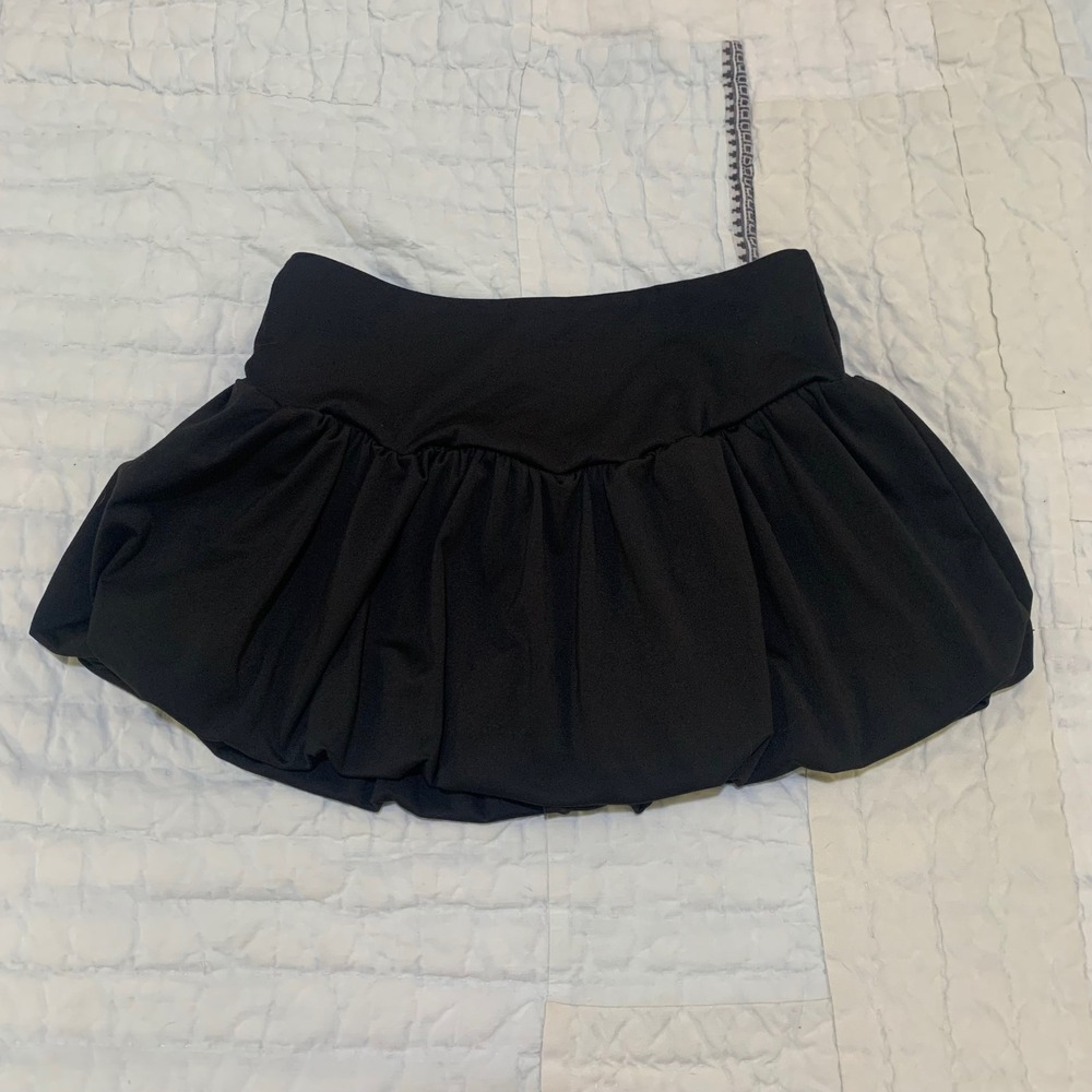 Vital Life Bubble Skirt Black Mini Skort Activewear‎ Small